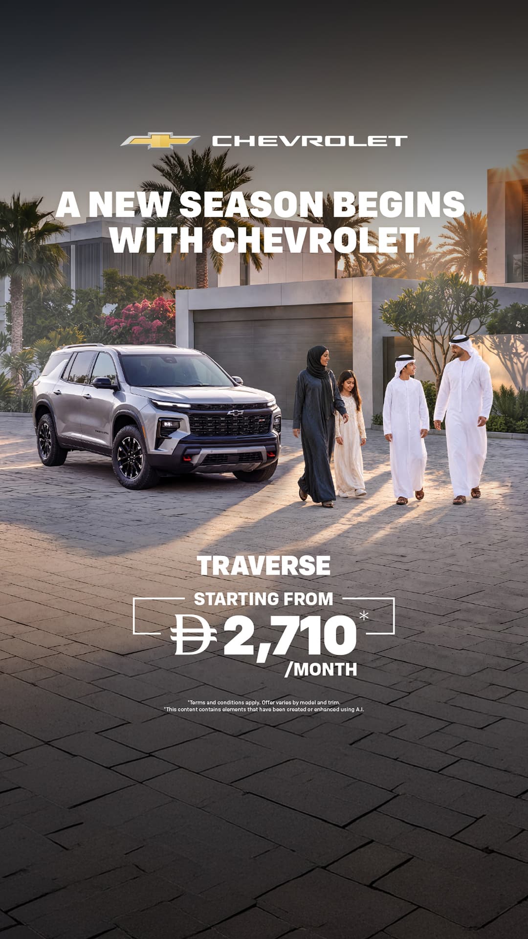 Traverse from AED 2,710/month