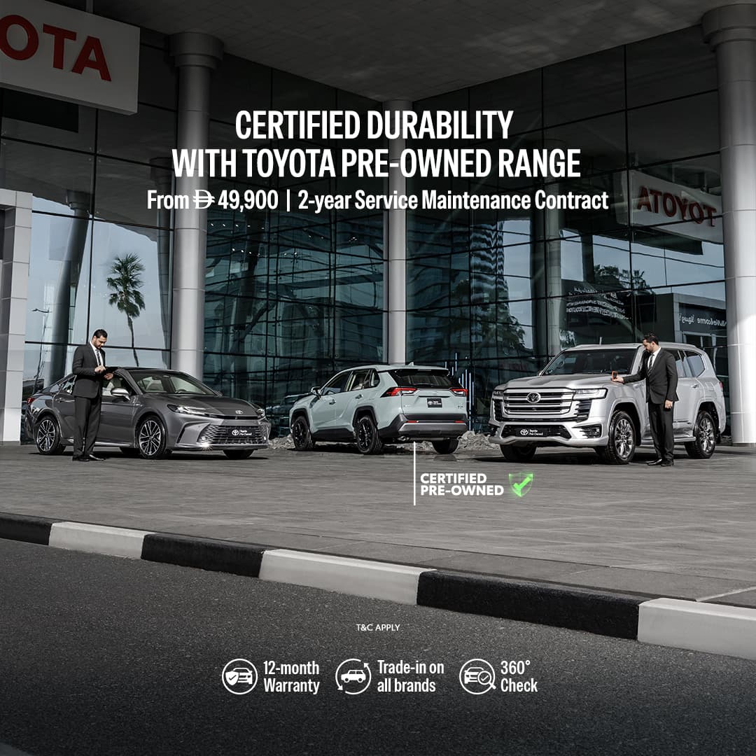 Certified Pre-Owned Toyota Range