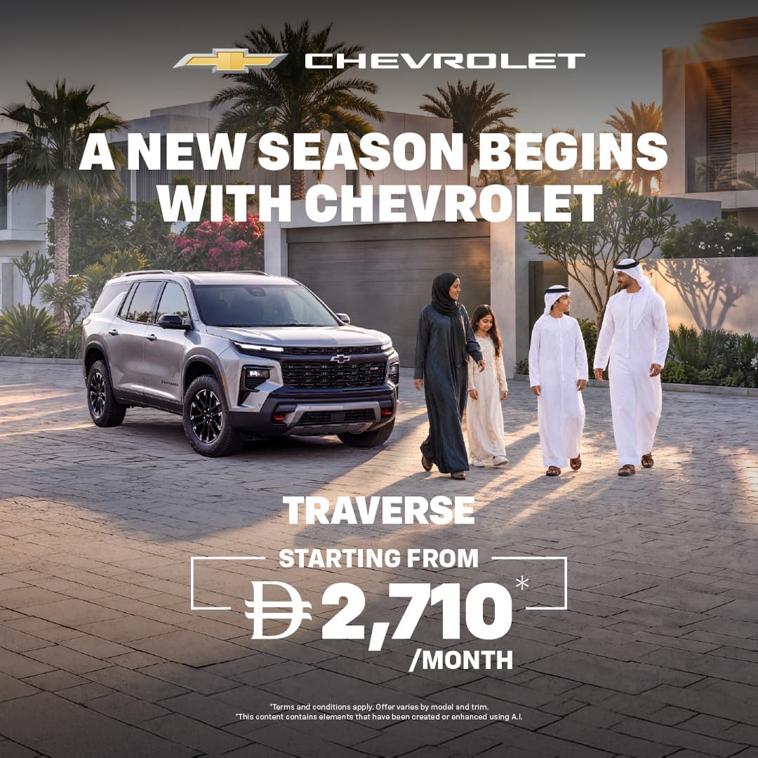 Traverse from AED 2,710/month